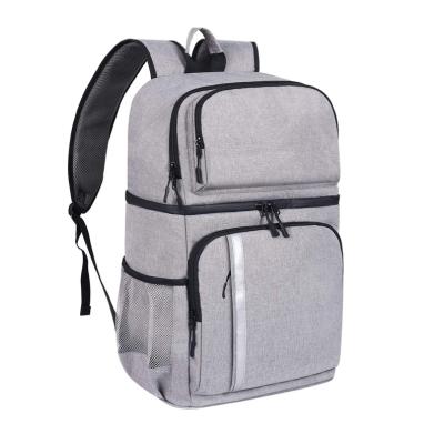 China Waterproof Custom Insulated Soft Cooler Backpack Double Leak Proof Cooler Backpack Cooler Bag For Women Men for sale