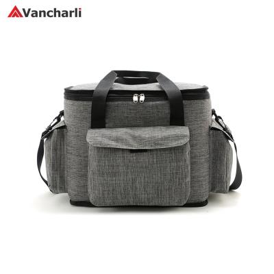 China Vancharli Waterproof Oversized Picnic Bag Sling Cooler Thermo Cooler Bag For 2 Person Outdoor Camping for sale