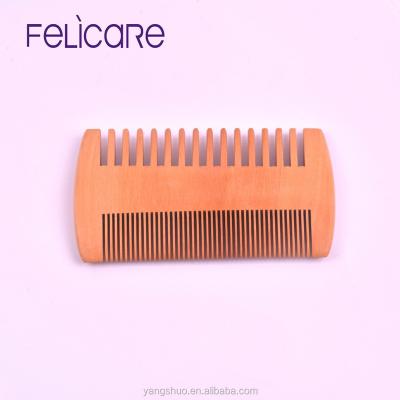 China Bag Or Box Color Private Label Home Natural Beard Comb Set for sale