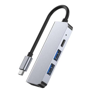 China For Hot Selling Windows/Mac OS/Linux/Android System Hot New Hdd 3.1 USB Docking Station Hdd Design 4 In 1 Type C Hub Adapter for sale