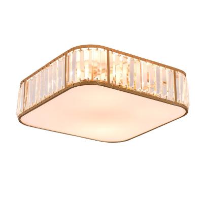 China European Newest Living Room Ceiling Lamp Dining Room LED Bedroom Modern Crystal Ceiling Lamp Remote Control Lamp for sale