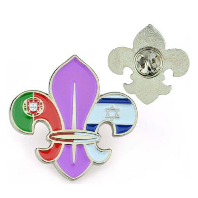 China China Scout Custom Metal Promotional Hard Enamel Lapel Pin Manufacturer for sale