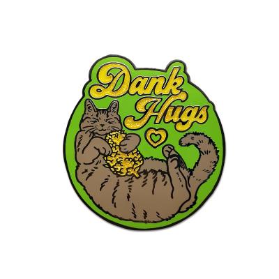 China China Customized Cat Material Cheap Metal Iron Souvenir Hard Enamel Pin Badge for sale