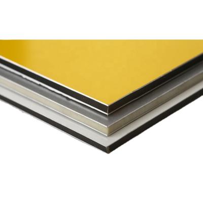 China Classic & Fashionable Fireproof Alumetal 4mm PVDF Aluminum Composite Panel For Exterior Wall Cladding for sale