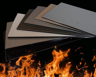 China FR A2 ACP Exterior Aluminum Composite Panel Fireproof Wall Cladding Panels for sale