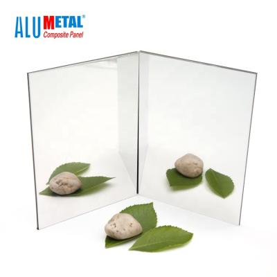 China High Reflective Mirror Polished Aluminum Sheet Aluminum Composite Panels for sale