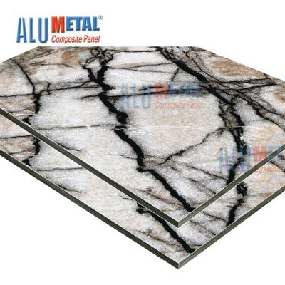 China Classic & Facade Aluminum Panel Fashionable Stone Marble / Granite Composite Panel for sale