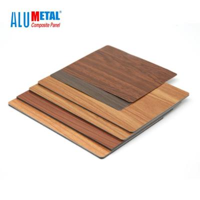 China Modern Aluminum Sandwich Panel 3mm Fireproof Composite Wall Cladding Panel for sale