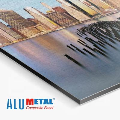 China Exterior Sign Panel ACP Aluminum Bond Board Price Modern Signage Material ACP for sale