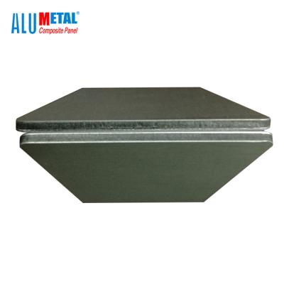 China Alumetal Exterior Titanium Zinc Plastic Composite Panel RHEINZINK/ELZINC/VMZINC ACP ACP Metal Exterior Panels for sale