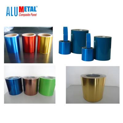 China Wall Decoration Roll Coating Color Coated Aluminum Coil Strip Stock for sale