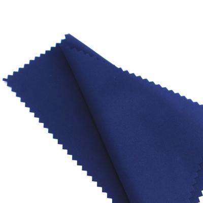 China Memory Dark Blue 50D/144F Polyester Pongee Fabric 100% Light Weight Mens Baby Plus Size Underwear Fabric Plain 300T Pongee Fabric for sale