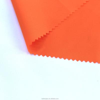 China Memory Orange 50D/144F Polyester Pongee Fabric 100% Light Weight Mens Baby Plus Size Underwear Fabric Plain 300T Pongee Fabric for sale