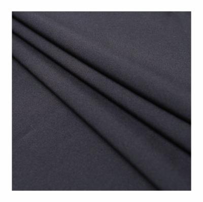 China Stretch 100% Polyester 100D Plain 4 Way Stretch Fabric Black Sport Wear Swimwear Fabric 4 Way Stretch Fabric for sale