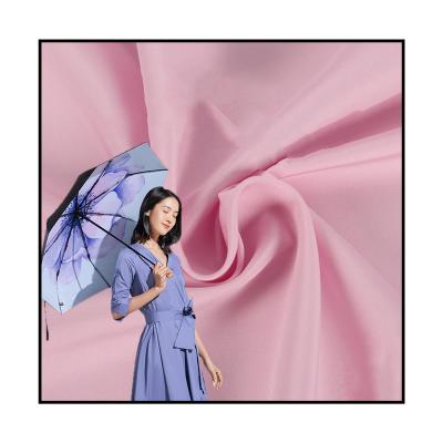 China 100% Waterproof Polyester Plain Pongee Pongee Lining Fabric 190T Customized Memory 210T 230T 240T Fabric Umbrella Waterproof Cloth for sale