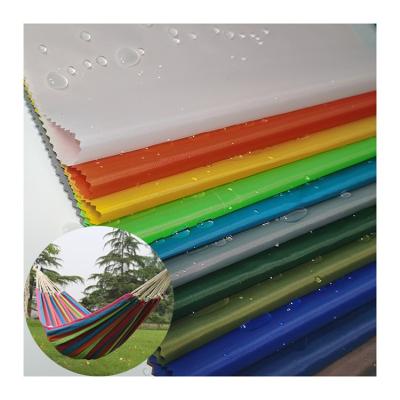 China Goods 170T 210T 240T 280T 300T 380T PU PA PVC taffeta camping hammock ready single nylon fabric waterproof nylon taffeta fabric for sale