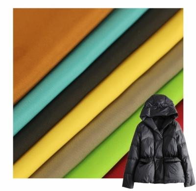 China Store customized ready to ship 300T 320T 400T polyester pongee fabric stocklot fabrics for down jacket pongee down jacket fabric for sale