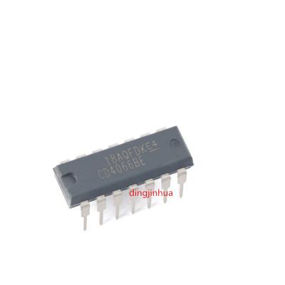 China CD4066BE PDIP-14 Standard 4 Channel Analog Switch Chip for sale