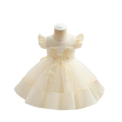 China New Washable Running Bridesmaids Summer Dress Kids Wedding Ball Gown Girls Birthday Party Dress for sale