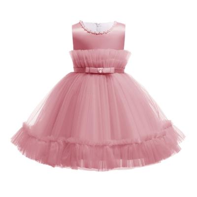 China Washable Chinese factory sells children's princess dress bridesmaid baby wedding dress for sale