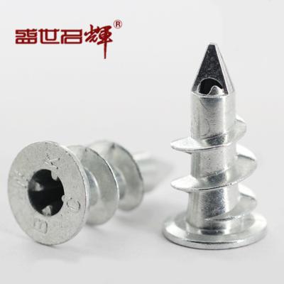 China Furniture Office Wood Table Straight By Setting Nut With Tooth 28mm Insert Nut for sale