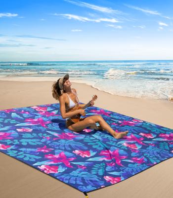 China Custom Style Waterproof Breathable Ins Style Picnic Mat Waterproof Outdoor Camping Mat Extra Large Portable Travel Beach Mat for sale