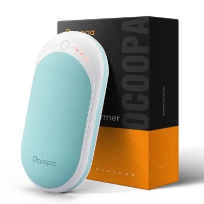 China LED Display Ocoopa Mini Power Bank Rechargeable Electric Hand Warmer For Outdoor for sale