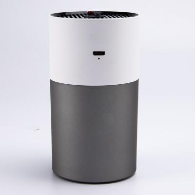 China Superior Appearance Patent Air Conditioning Room Air Humidifier Machine With Multifunctional Ambient Warm Light Lamp for sale