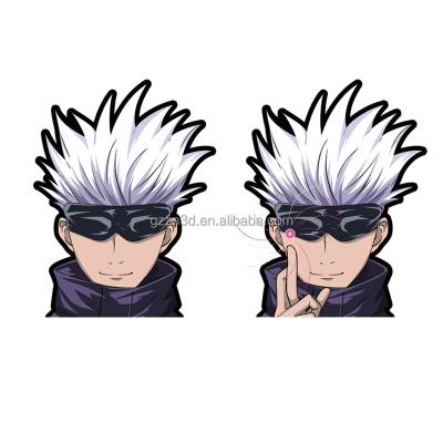 China Wholesale Waterproof+Eco-friendly Die Cut 3D Sticker Anime Sticker Jujutsu Kaisen Lenticular Sticker for sale