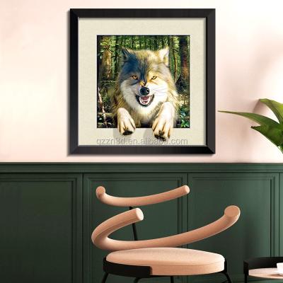 China 5d Deep Decorative Animal Design 5D Pictured / Lenticular Picture Printing Service PS Frame High Definition for sale