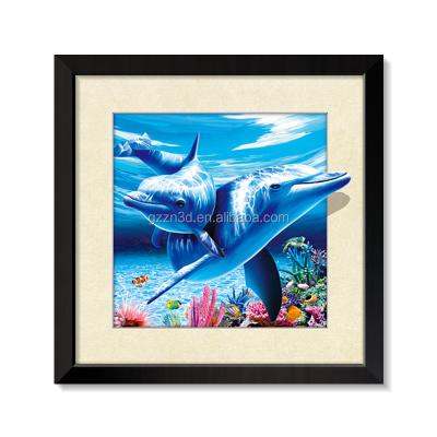 China Europe Sea World Animals 5D Pictures / Lenticular Photo Printing for sale