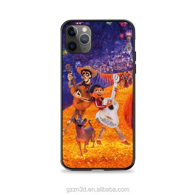 China Custom japan anime 3d dbz 3d lenticular cartoon cell phone case with flip effect for sale