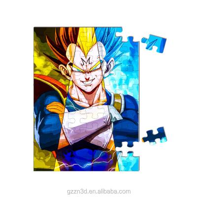 China Japan Customized DBZ Cartoon Anime 3D Lenticular Puzzle for sale