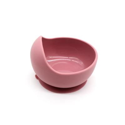 China Hot-selling Baby Product BPA Free Toddler Cleavage Free Dish Set Food Grade Silicon Bowl Dish Child Dining Child Suction Bowl for sale