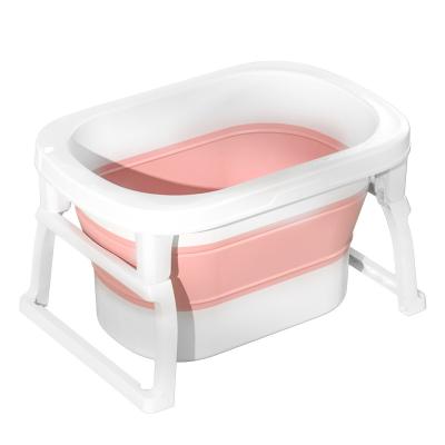 China Baby Usefully Washing Products Portable Foldable Baby Infant Bath Tub, Plastic Child Folding Bath Bucket for sale