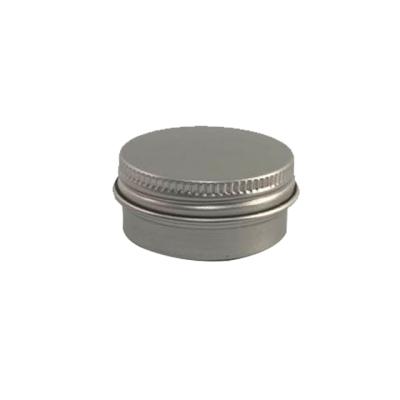 China Eco-friendly Tin Box 15g 15ml Fine Aluminum Tin Jar Containers With Screw Lids For Cosmetic Products for sale