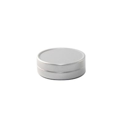 China Eco-friendly Aluminum Tin Box 5g Lip Balm Cans; Round metal containers with slip-on lids for candles, gifts for sale