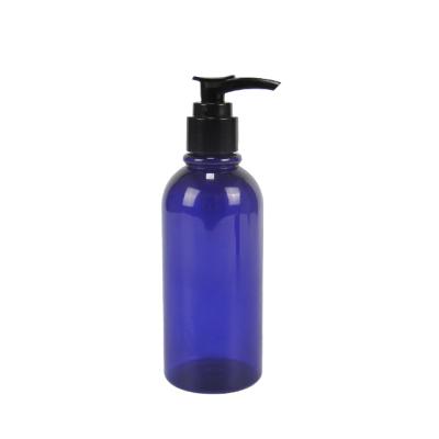 China Wholesale Custom BEAUTY Hand Wash Liquid Shampoo Bottle Blue PET Lotion Pump Bottle Plastic Packaging PACKAGING 200ml Bottle for sale