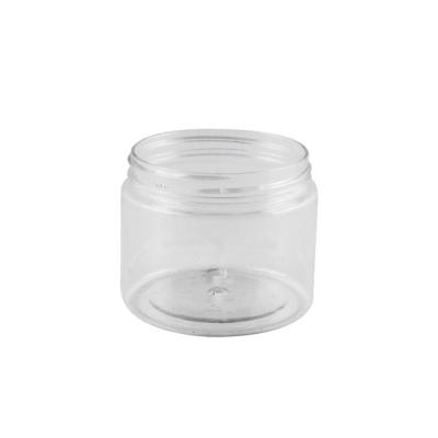 China Factory Price 150ml Eco-friendly Empty Cosmetic Jar Round 5oz Pet Plastic Jar For Skin Care Cream for sale