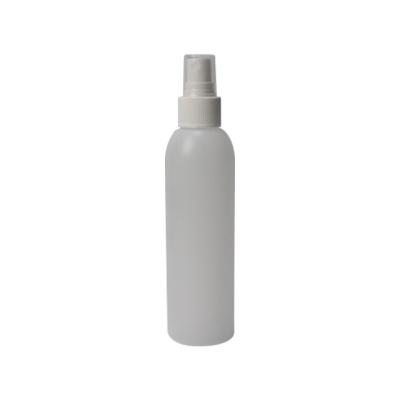 China HDPE 150ml Cosmetic Spray Bottle Clear Round Shoulder Plastic Spray Bottle With White Fine Mist Sprayer For Room Spray for sale