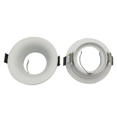 China Modern Good Quality Round White Gu10 LED Downlight Housing Parts for sale