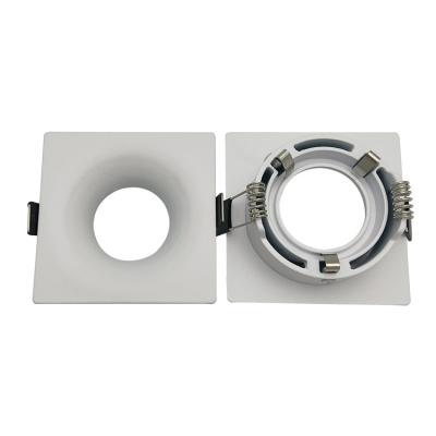 China China Factory Modern Aluminum Square Indoor Downlight Fitting Housing Frame for sale