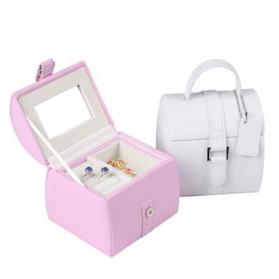 China Jewelry PU Jewelry Box Quantity In Stock Luxury Jewelry Box Jewelry Packaging for sale