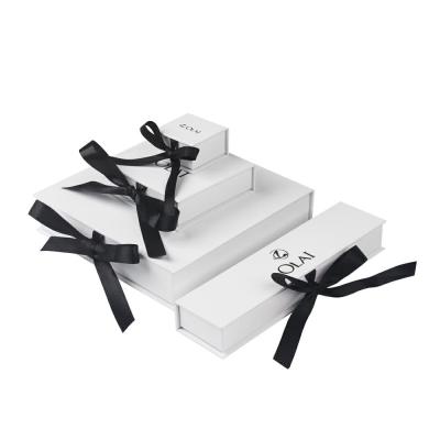 China White Luxury Paper Jewelry Gift Box Jewelry Box Set Jewelry Bracelet Packaging Box Gift Box for sale