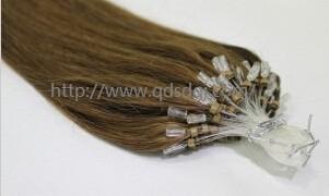 China Brazilian Micro Ring Loop Virgin Human Hair Extension for sale