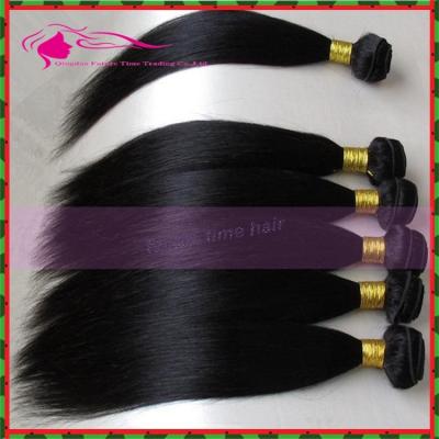 China 5A virgin brazilian hair weave 100% human hair straight extensions length 10-30inch in stock free shipping for sale