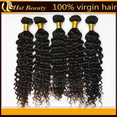 China Brazilian Virgin Human Hair Extensions Brown , Remy Deep Wave Hair for sale