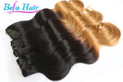 China Kanekalon Braiding 28 inch Ombre Remy Hair Extensions Smooth Indian Virgin Hair for sale