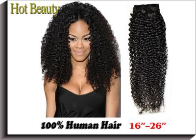 China 5A Virgin Brazilian Hair Kinky Curly , 100% Human Hair Extensions for sale