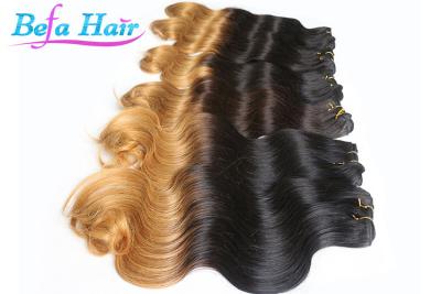 China Tangle Free Brazilian 20-22 inch Ombre Remy Hair Extensions For Dream Girl for sale